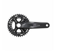 Pédalier Vtt Shimano Deore M4100 10v 170mm 36-26 Intégré - Noir Multicolore