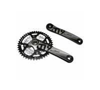 Pédalier VTT Sunrace MS954 en aluminium noir 9-10v avec cuvette intégrée 44-32-22 175mm