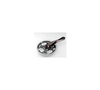 Pedalier vtt triple 42-32-22d l170 alu lasco avec pare chaine demontable 7/8v (axe 122)