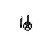Stronglight Pédalier Argos triple 170 mm 42/34/24T axe carré 113 Argenté/Noir