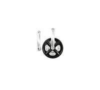 Pedalier Vtt Triple 48-38-28d L170 Alu Noir Pare Chaine Demontable (Axe Carre) Multicolore