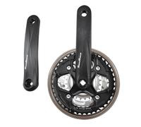 PEDALIER VTT TRIPLE 48-38-28D L170 ALU SUNRACE FCM300 7/8V NOIR (AXE CARRE