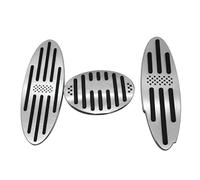 Pedals Couvre Couvre-pédale Frein d'accélérateur Voiture en Aluminium antidérapant pour Mini pour Cooper pour Countryman pour Clubman JCW S R56 R60 R61 F54 F55 F56 Couvre pédale Frein(3 Piece)