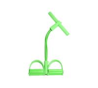 Pédaltrainer - Corde de traction élastique | Kit d'entraînement abdominal | Bande de résistance à 4 tubes pour entraînement abdominal, musculation, maison, appareil de sport compact, violet et bleu