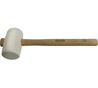 Peddinghaus Maillet de carreleur 0346652201 – caoutchouc 520 g, blanc, manche frêne 65 mm