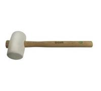 Peddinghaus Maillet de carreleur 0346652201 – caoutchouc 520 g, blanc, manche frêne 65 mm