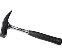 Peddinghaus 5128250001 Marteau de plafonneurs face raboteux avec support de tête, Argent/Noir, 580 g
