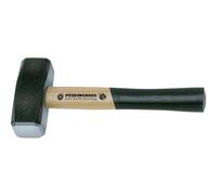 Peddinghaus 5293021000 Massette avec manche en bois de frêne, Noir/Beige, 1000 g