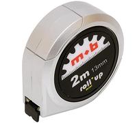 Peddinghaus 6270020001 Roll up mini Ruban de mesure, Argent/noir, 2 m x 13 mm