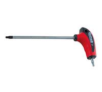 Peddinghaus 9069300001 Clé Torx T30 avec poignée en T, Argent/noir/rouge