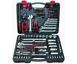 Peddinghaus 9531081001 Coffret ouille/Cliquet 1/4" et 1/2" 81 Pièces en Plastique