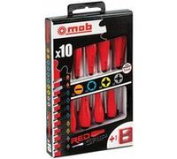 Moboutillage Jeu de tournevis REDGRIP 10 pièces – 2 F, 4 TORX, 2 PH, 2 PZ - 9129000801