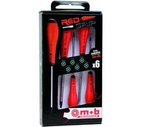 Peddinghaus Lot de 6 tournevis Torx à embouts de 10 15 10 25 27 30 Rouge