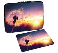Pedea Design Housse de Protection d'ordinateurs Portables 10,2 "/13,3 pouces/15,6 pouces/17,3 Pouces 10,1 Zoll + Mauspad Dandelion