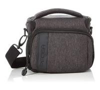 PEDEA DSLR-Sac photo Fashion Sac photo pour Appareils Photo Reflex avec Protection étanche à la Pluie, Bandoulière et Compartiments pour Accessoires, Noir, L Noir