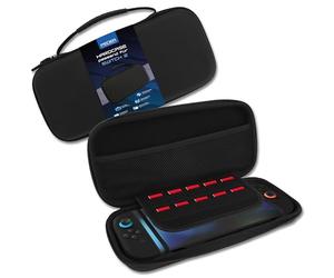 PEDEA Étui de Transport Nintendo Switch avec Rangement pour Jeux, Coque Rigide de Protection Imperméable, Noir
