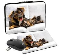 PEDEA Étui Design 10 Souris + Pad Cat and Dog