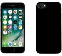 PEDEA Etui souple en TPU lisse pour Apple iPhone 7/8 noir mat Housse de protection