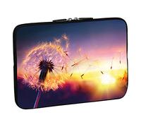 PEDEA Housse de Protection Design pour Ordinateur Portable (17,3 Pouces, Dandelion)