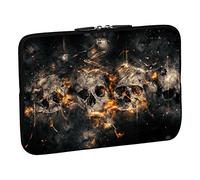Pedea Housse de Protection Design pour Ordinateur Portable jusqu'à 17,3" (43,9 cm) Motif crânes