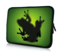 PEDEA Housse de néoprène pour tablettes de 10.1" (25,6cm) Green Frog