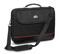 PEDEA - Sacoche pour ordinateur portable *Trendline* jusqu'à 17,3'' - Sacoche à bandoulière pour ordinateur portable - Housse pour ordinateur portable noir - Homme & femme