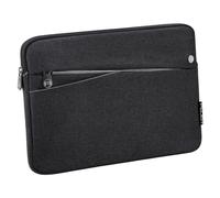 PEDEA Pochette pour tablette "Fashion" Housse de protection en polaire 25,7cm 10.1" universelle Noir