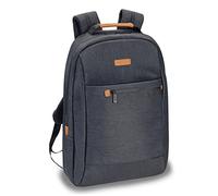 PEDEA Sac à dos professionnel pour ordinateur portable "Elegance" avec compartiment ordinateur jusqu’à 17,3 pouces (43,9 cm) et compartiment tablette jusqu’à 11 pouces (27,96 cm), gris