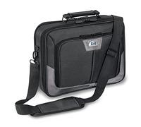 PEDEA - Sacoche pour ordinateur portable *Premium* - Sacoche à bandoulière pour laptop / notebook - Housse grise pour laptop - Sacoche pour notebook/laptop homme & femme