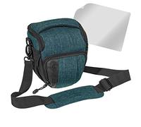 PEDEA SLR Sac à bandoulière avec protection d'écran pour Nikon D500, D750, D3500, D5200, D300 Coolpix B500/Sony Alpha 7, 7M2 7M3, 7R II, DSC-RX10 / Canon EOS 77D, 200D, 1200D, 1300D, (Mauve)