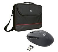 Pedea Trendline - Sacoche pour portables avec Souris sans fil, couleur noir 46,7 cm 18,4 Zoll