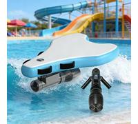 pedenencelia Bateau de Surf Électrique 3-en-1 Moteur sans Balais 500W/700W, Télécommande 10 Vitesses + Propulseur, Batterie 10000/16000mAh, 7-11 km/h, Bateau Moteur Gonflable Pliable 500w