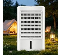 pedenencelia Climatiseurs 4 en 1/Refroidisseur d'air Portable Améliorés (2026), avec Réservoir De 4 L, 3 Vitesses, Minuterie 1/2/4 H, Télécommande - pour Camping-Car, Caravane, Camping, Maison 12v