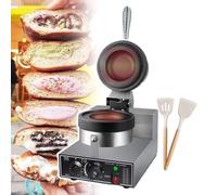 pedenencelia Machine À Hamburger UFO, Revêtement Antiadhésif, Température Constante Double Face, Minuterie De 0 À 5 Minutes, Presse À Sandwich À La Crème Glacée, avec 2 Pelles en Silicone