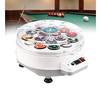 pedenencelia Nettoyeur Automatique De Boules De Billard, Démarrage en Une Touche, Cycle Automatique Avant/Arrière, Machine À Laver Électrique pour Billard, pour Usage Domestique Et Commercial 22goals