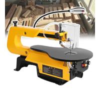 pedenencelia Scie À Chantourner Électrique Professionnelle 16 Pouces À Vitesse Variable,avec Variateur Vitesse (550-1650 TR/Min),Table Inclinable À 45° en Aluminium Et Éclairage LED PremiumModel