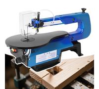 pedenencelia Scie À Chantourner/Scie À Chantourner Électrique À Vitesse Variable De 16 Pouces, avec 10 Lames Et Éclairage LED Multidirectionnel - Sculptez du Bois StandardModel