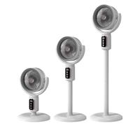 Pedestal Fan USB Rechargeable Air Circulator With Remote And Timer