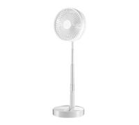 Pedestal Fans Adjustable, 7200mAh Foldable Rechargeable Standing Fan, 4 Speed Adjustable Ventilador For Table Desk Home Bedroom Living Room Office Kitchen Indoor Outdoor Camping Travel Dorm Car Use
