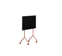 Pedestal Moon Light Support TV Rouge Brûlant