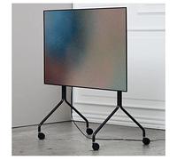 Pedestal Moon Support TV Roulant Charbon
