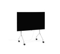Pedestal Moon Rollin' Support TV Chrome
