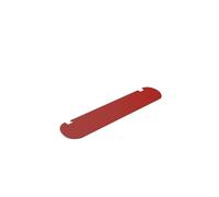 Pedestal Pipe Étagère TV Rouge Brûlant