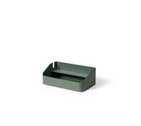 Pedestal Power Tray Boîte de Rangement Vert Mousse