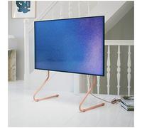 Pedestal Sway Meuble TV Haut (Rose) | Support Tele pour Les Ecrans de 40 à 70 Pouces | Pied TV au Design Danois | Meubles de Salon pour Television