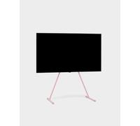 Pedestal Viva Support TV de 32 à 70 pouces | Support TV de qualité supérieure au design moderne | Pieds TV robustes en acier | Pied TV élégant avec pieds inclinés et pieds arrondis (rose)