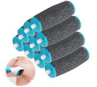 Pedi Lot de 10 têtes de rouleaux de rechange compatibles avec Scholl Velvet Smooth - Pour pédicure des pieds et enlever la peau dure - Soin efficace des pieds