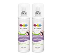 PEDIAKID - Balépou - Répulsif aux huiles essentielles 100% pures & naturelles (Lavandin, Géraniol) - Repousse les poux tout en douceur - Action préventive - Sans paraben - Sans alcool - 2 spray 100ml