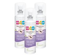 PEDIAKID Balépou Spray Anti-Poux - Répulsif Naturel Enfant 100ml x3