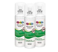 PEDIAKID - Bouclier Insect'- Spray Répulsif aux Huiles Essentielles - Contre les moustiques, tiques et guêpes - Dès 3 mois - Lot de 3 Flacons 100ml